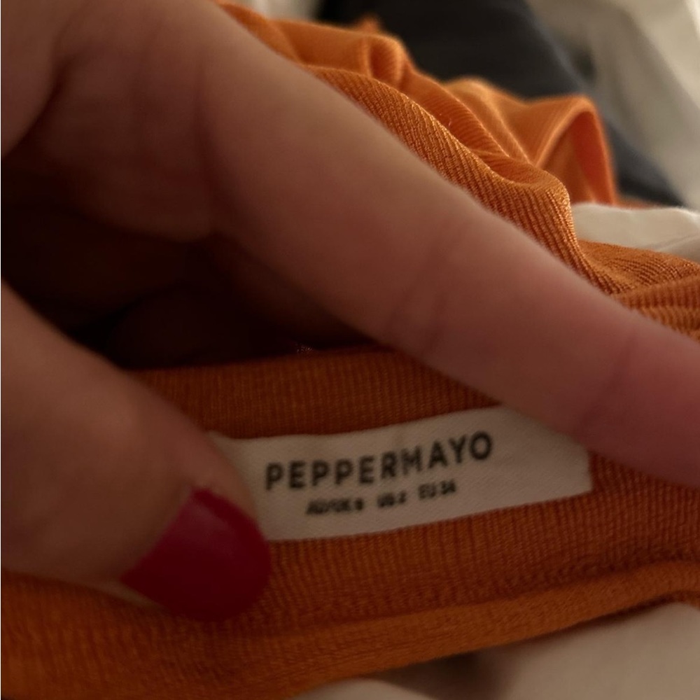 Firey Orange Extremely Flattering Peppermayo Mini… - image 3